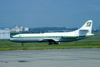 EL-AAG @ LFPB - Sud Aviation SE.210 Caravelle 3 [254] (Atlantic Aviation Service) Paris-Le Bourget~F 30/06/1984. From a slide.
