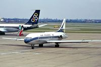 F-BHRU @ EGLL - Sud Aviation SE.210 Caravelle 3 [058] (Air France) Heathrow~G 12/04/1973. From a slide. - by Ray Barber