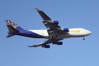 N412MC @ LLBG - Cargo flight from Liege, Belgium, landing on runway 30. - by ikeharel