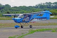 G-NDAD @ EGFH - Clipper 100, Middle Stoke, Isle Of Grain Kent based, seen taxxing in after landing on runway 28.