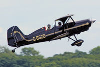 G-BSZB @ EGFH - Starduster Too, Swansea based, previously N5495H, seen departing runway 28 for circuits. - by Derek Flewin