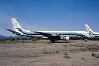 N804E @ KMZJ - Douglas DC-8-51 [45411] (Mackey International Airlines) Marana-Pinal Airpark~N 16/10/1984. From a slide. - by Ray Barber