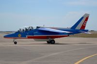E139 @ LFMI - Dassault-Dornier Alpha Jet E (F-UGFC), Athos 08 of Patrouille de France 2016, Istres-Le Tubé Air Base 125 (LFMI-QIE) open day 2016 - by Yves-Q