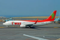 HL8021 @ RKPC - Boeing 737-8GJ [34899] (T'wayAir) Jeju Int'l~HL 22/10/2015 - by Ray Barber