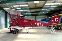 G-AMTV @ EGTW - G-AMTV   De Havilland DH.82A Tiger Moth [3058] Oaksey Park~G 21/05/2005. On rebuild. - by Ray Barber