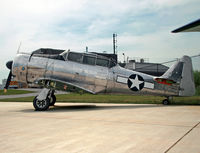 49-3390 @ KHGR - This Texan is under restoration at the Hagerstown Aviation Museum. - by Daniel L. Berek