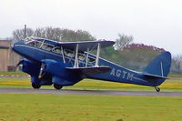 G-AGTM @ EGDV - G-AGTM   De Havilland DH.89A Dragon Rapide [6746] Hullavington~G 21/05/2005 - by Ray Barber