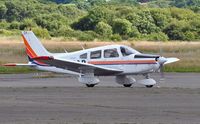 G-BNOP @ EGFH - Visiting Warrior II. - by Roger Winser