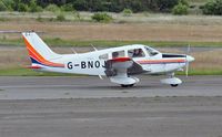G-BNOJ @ EGFH - Visiting Warrior II. - by Roger Winser