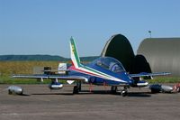 MM54479 @ LFSX - Italian Air Force Aermacchi MB-339PAN, N°9 of Frecce Tricolori Aerobatic Team 2015, Luxeuil-Saint Sauveur Air Base 116 (LFSX) Open day 2015 - by Yves-Q