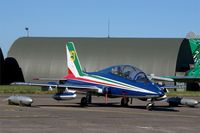 MM54500 @ LFSX - Italian Air Force Aermacchi MB-339PAN, N°10 of Frecce Tricolori Aerobatic Team 2015, Luxeuil-Saint Sauveur Air Base 116 (LFSX) Open day 2015 - by Yves-Q
