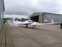 G-SSCA @ EGSX - outside hangar at NW - by magnaman