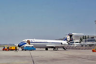 I-DIZC @ LFPB - I-DIZC   McDonnell Douglas DC-9-32 [47435] (ATI Aero Trasporti Italiani) Paris-Le Bourget~F 06/06/1975. From a slide.