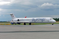 SX-BTG @ LOWW - McDonnell Douglas DC-9-83 [49856] (Sky Wings Airlines) Vienna-Schwechat~OE 13/07/2009 - by Ray Barber