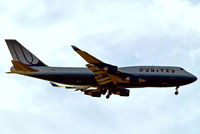 N105UA @ EGLL - Boeing 747-451 [26473] (United Airlines) Home~G 02/11/2012. On approach 27L