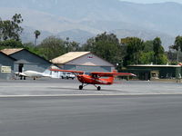 N714NY @ SZP - 1977 Cessna 150M, Continental O-200 100 Hp, landing roll Rwy 22 - by Doug Robertson