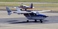 N87C @ LVK - Spymaster parked on the ramp at Livermore Airport California. - by Clayton Eddy