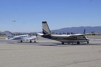N76EC @ LVK - Turbo Commander parked on the ramp at Livermore Airport in California. - by Clayton Eddy
