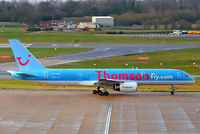 G-BYAU @ EGBB - Boeing 757-204 [27220] (ThomsonFly) Birmingham Int'l~G 12/02/2007 - by Ray Barber