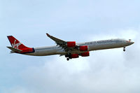 G-VFIT @ EGLL - Airbus A340-642 [753] (Virgin Atlantic) Home~G 10/05/2015. On approach 27L.