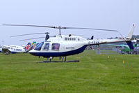 G-FEZZ @ EGTB - Agusta-Bell AB.206B Jet Ranger II [8317] (Helicopter Services) Booker~G 09/06/2007