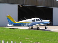 G-ASSW @ EGHR - outside hangar at goodwood - by magnaman