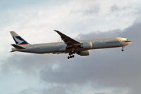 B-KQS @ EGLL - Boeing 777-367ER [42144] (Cathay Pacific Airways) Home~G 27/03/2015. On approach 27L.