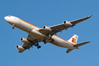 EC-GGS @ EGLL - Airbus A340-313 [125] (Iberia) Home~G 31/03/2015. On approach 27R.