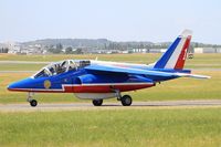 E46 @ LFPB - Dassault-Dornier Alpha Jet E (F-UHRF), Leader of Patrouille de France 2015, Paris-Le Bourget (LFPB-LBG) Air show 2015 - by Yves-Q