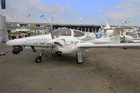OE-VFT @ LFPB - Diamond DA-42HK-36TC Twin Star, Static display, Paris-Le Bourget airport (LFPB-LBG) Air show 2015 - by Yves-Q