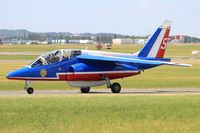 E45 @ LFPB - Dassault-Dornier Alpha Jet E (F-TETF), Athos 05 of Patrouille de France 2015, Paris-Le Bourget (LFPB-LBG) Air show 2015 - by Yves-Q