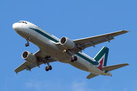 EI-DTL @ EGLL - Airbus A320-216 [4108] (Alitalia) Home~G 16/05/2015. On approach 27R. - by Ray Barber