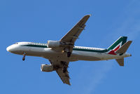 EI-DTL @ EGLL - Airbus A320-216 [4108] (Alitalia) Home~G 16/05/2015. On approach 27R. - by Ray Barber
