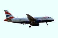 G-EUPY @ EGLL - Airbus A319-131 [1466] (British Airways) Home~G 08/03/2015. On approach 27L.
