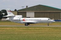 F-WWQA @ LFPB - Dassault Falcon 8X, Landing rwy 03, Paris-Le Bourget (LFPB-LBG) Air show 2015 - by Yves-Q