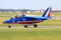 E85 @ LFPB - Dassault-Dornier Alpha Jet E (F-UGFF), Athos 08 of Patrouille de France 2015, Paris-Le Bourget (LFPB-LBG) Air show 2015 - by Yves-Q