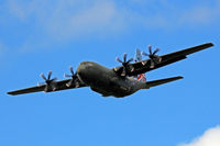 ZH883 @ EGFH - Hercules C.5, Royal Air Force Brize Norton based 24/30/47 Squadrons, previously N4242N, call sign Blenheim 01, go-round runway 22. - by Derek Flewin