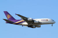 HS-TUB @ EGLL - Airbus A380-841 [093] (Thai Airways) Home~G 11/07/2015. On approach 27L. - by Ray Barber