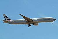 B-KQA @ EGLL - Boeing 777-367ER [37898] (Cathay Pacific Airways) Home~G 11/07/2015. On approach 27L. - by Ray Barber