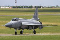 13-143 @ LFPB - Pakistan Air Force JF-17 Thunder, Taxiing to parking area, Paris-Le Bourget (LFPB-LBG) Air show 2015 - by Yves-Q