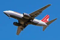 OE-LNO @ EGLL - Boeing 737-7Z9 [30419] (Lauda Air) Home~G 01/10/2008. On approach 27R.