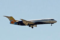 9A-BTE @ EGLL - Fokker F-100 [11416] (TradeAir) Home~G 13/05/2015. On approach 27L.