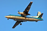 PH-KVE @ EGLL - Fokker F-50 [20206] (KLM cityhopper) Heathrow~G 11/11/2004. On finals 27L. - by Ray Barber