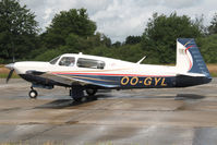 OO-GYL @ EBUL - Visitor at Ursel .