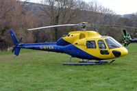 G-BYZA @ EGBC - G-BYZA   Aerospatiale AS.355F2 Ecureuil II [5518] (MM Air) Cheltenham Racecourse~G 16/03/2007. Noted with pontoons added. - by Ray Barber