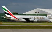 A6-EEB @ EGCC - At Manchester - by Guitarist