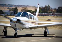 N2073M @ KRHV - Locally-based Piper PA-28R taxing to Nice Air at Reid Hillview Airport, San Jose, CA. Thanks for the wave! - by Chris Leipelt