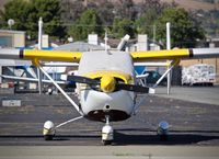 N3876U @ KRHV - Bay area based 1964 Cessna 336 in for maintenance at Reid Hillview Airport, San Jose, CA. - by Chris Leipelt