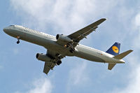 D-AISN @ EGLL - Airbus A321-231 [3592] (Lufthansa) Home~G 12/05/2013. On approach 27R.