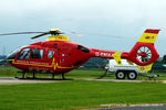 G-EMAA @ EGBM - East Midland Air Ambulence - by Chris Hall